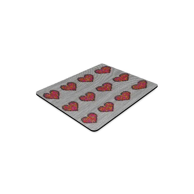 heart pattern Rectangle Mousepad