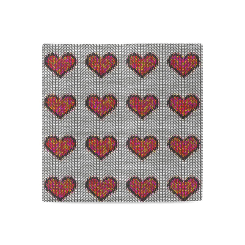 heart pattern Women's Leather Wallet (Model 1611)
