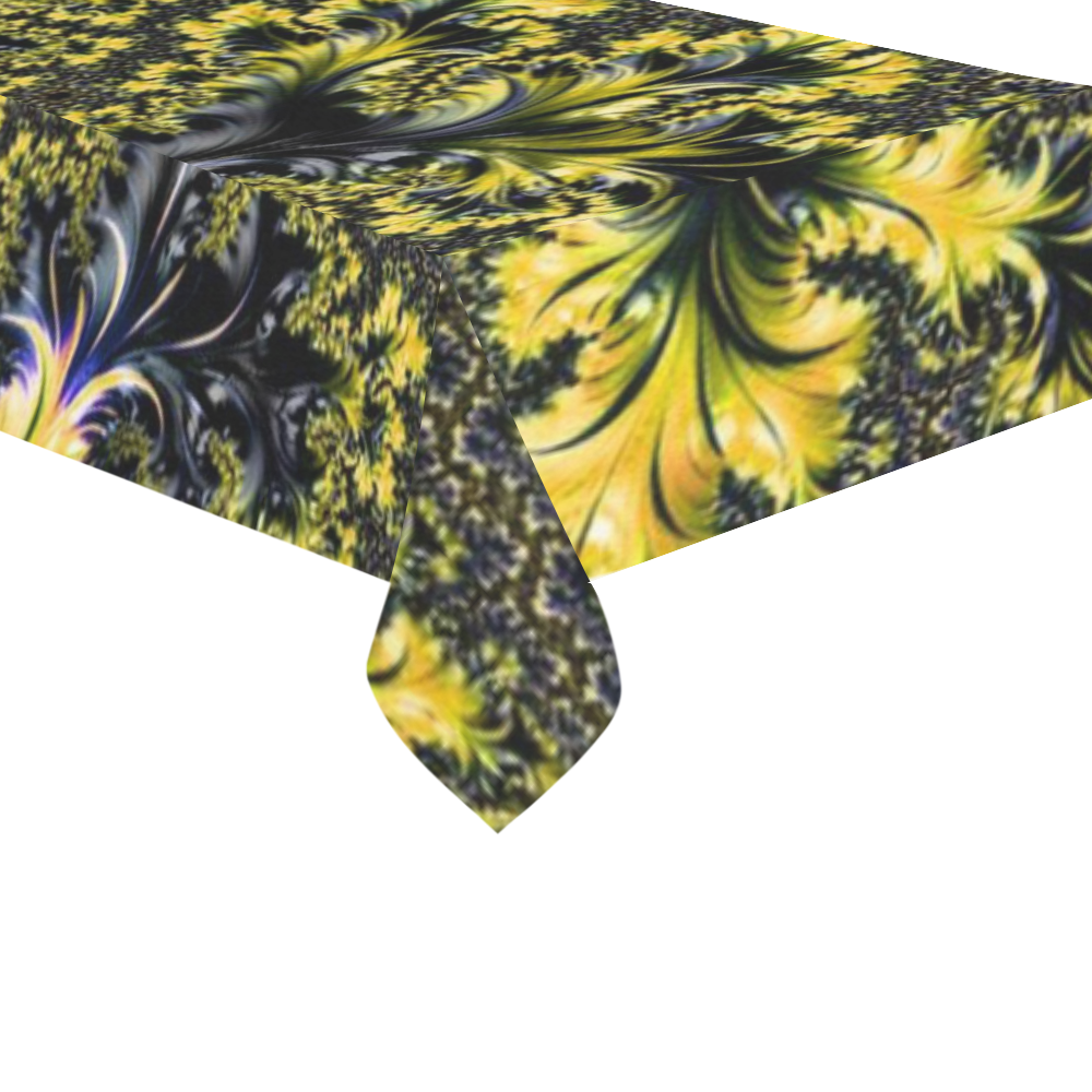 amazing fractal 31 F Cotton Linen Tablecloth 60"x120"
