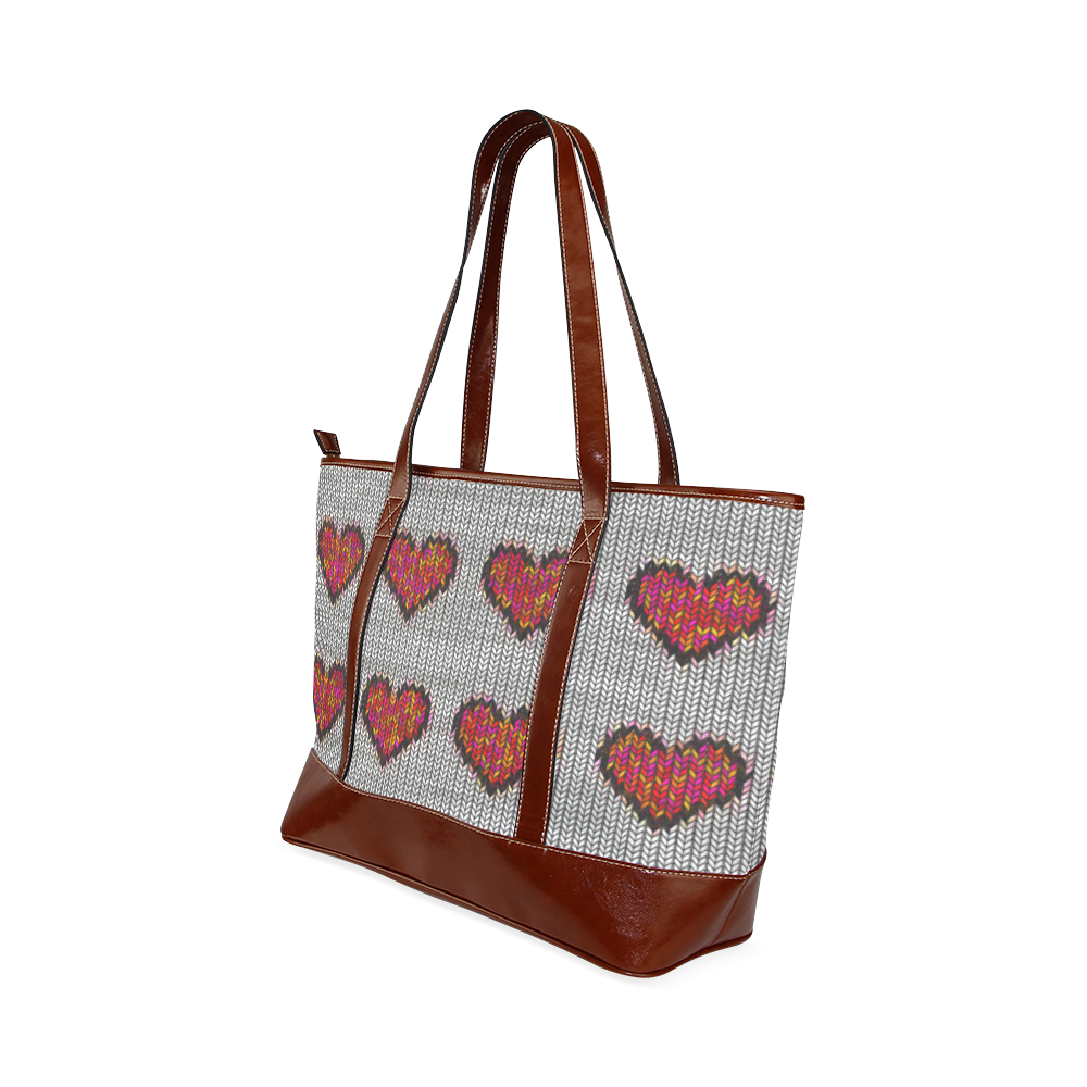 heart pattern Tote Handbag (Model 1642)