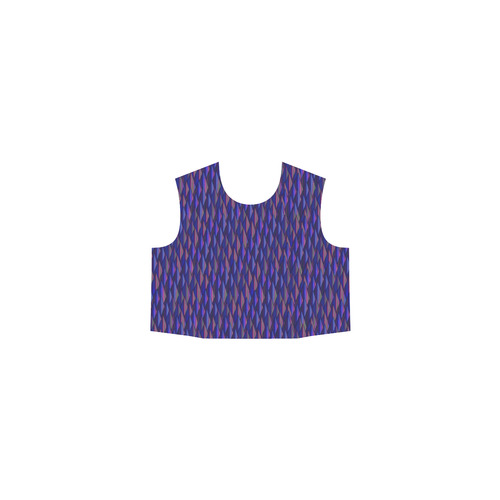 Purple and Blue Triangle Peaks Eos Women's Sleeveless Dress (Model D01)