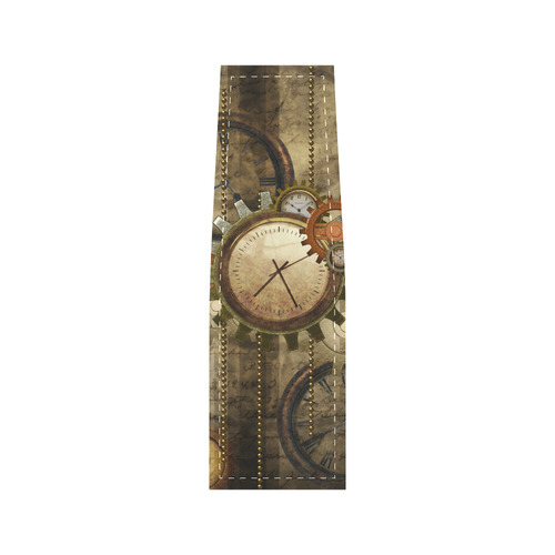 Steampunk, wonderful noble desig, clocks and gears Saddle Bag/Large (Model 1649)