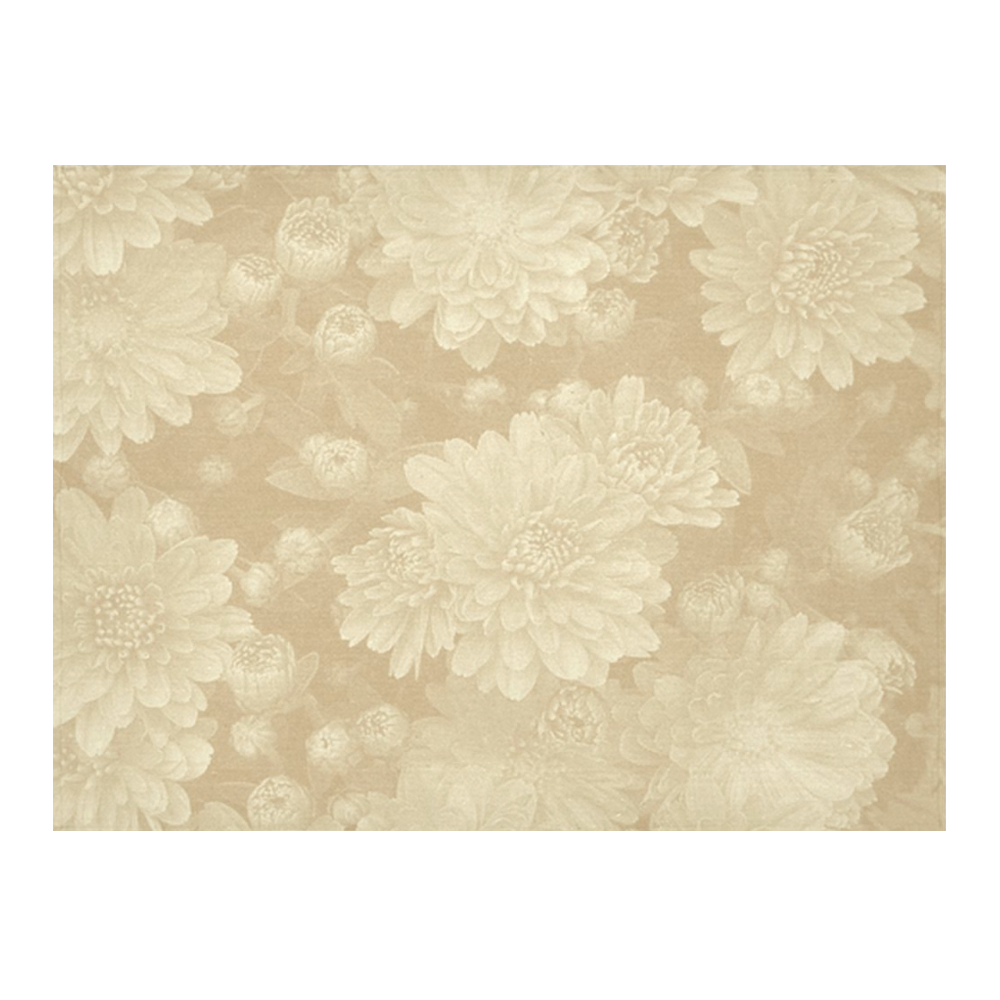 soft floral dreams C Cotton Linen Tablecloth 52"x 70"