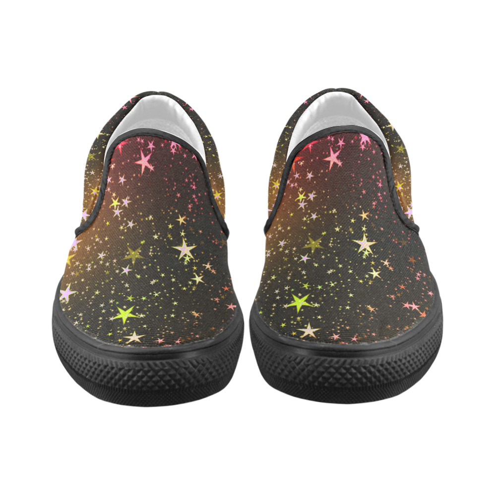 Stars 20160903 Men's Unusual Slip-on Canvas Shoes (Model 019)