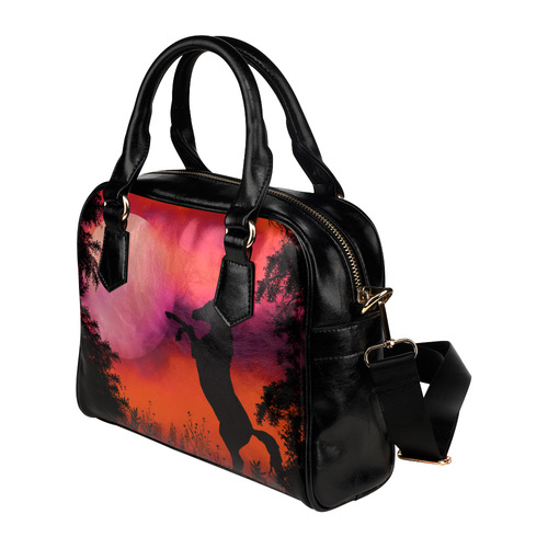 Fire sky horse Shoulder Handbag (Model 1634)