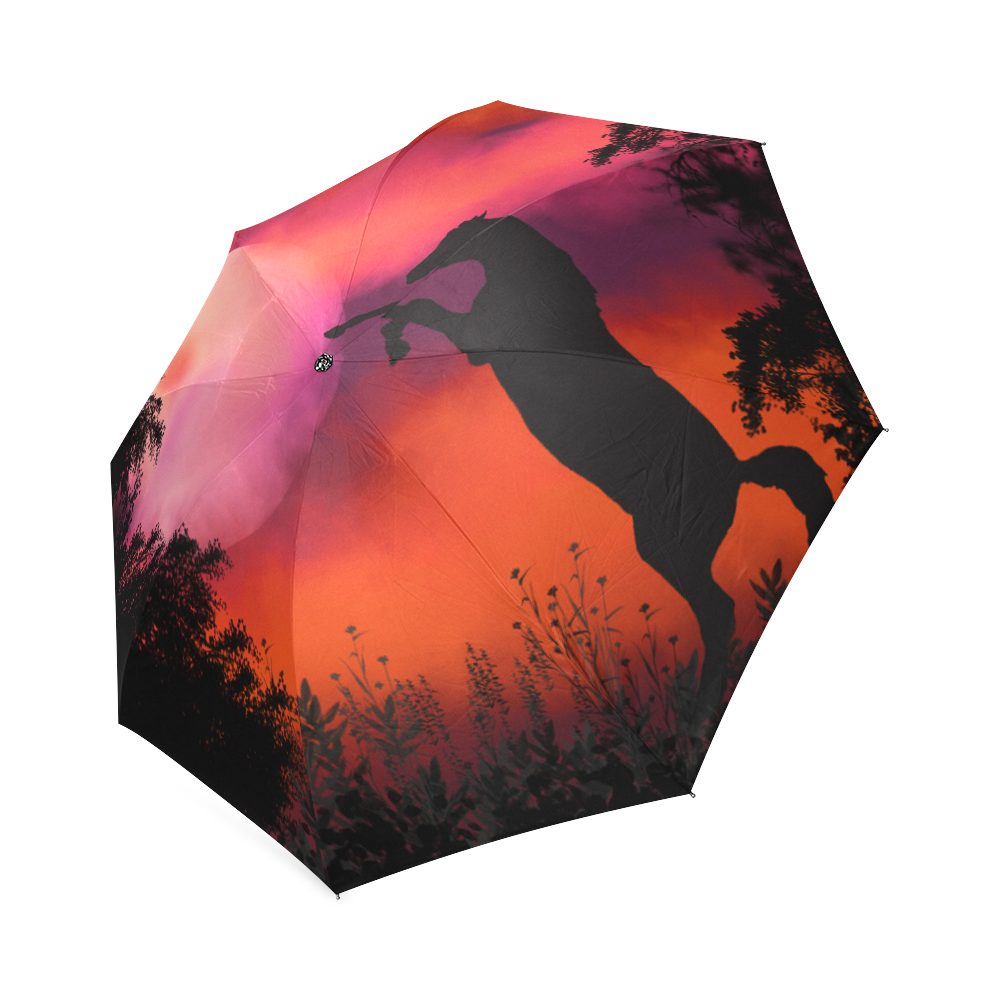 Fire sky horse Foldable Umbrella (Model U01)
