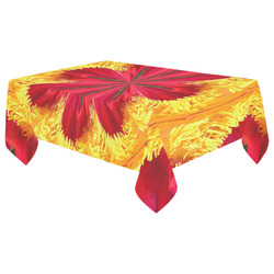 The Ring of Fire Cotton Linen Tablecloth 60"x 104"