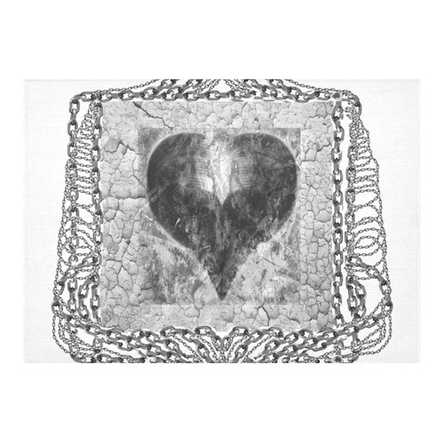 heart11 Cotton Linen Tablecloth 60"x 84"