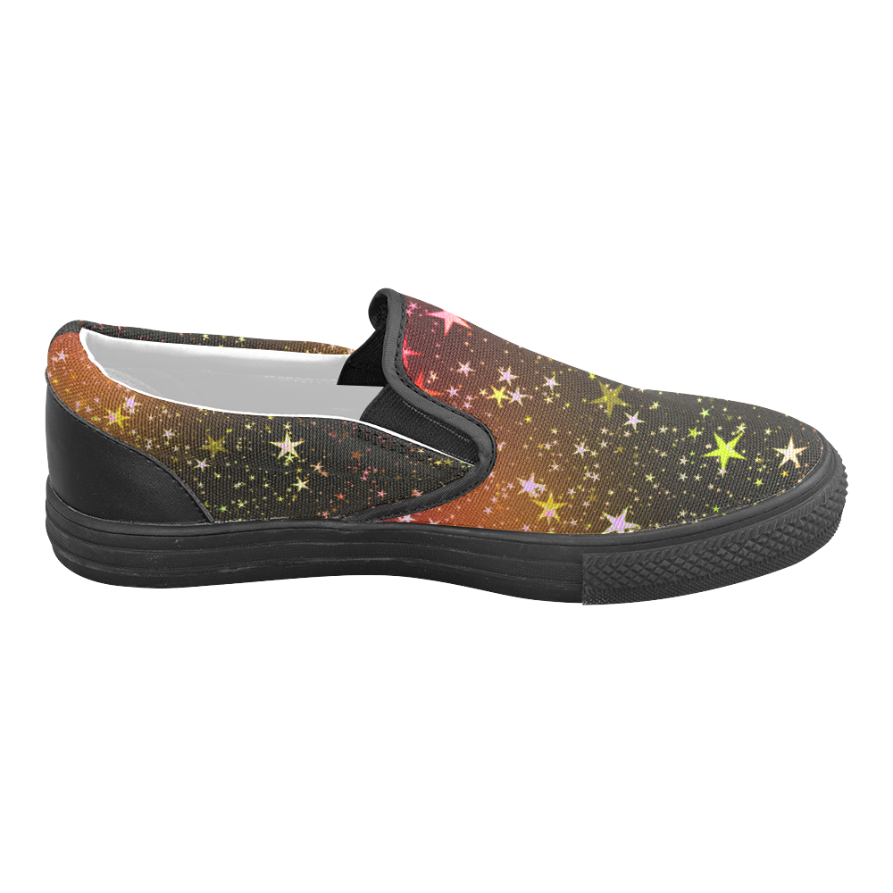 Stars 20160903 Men's Slip-on Canvas Shoes (Model 019)