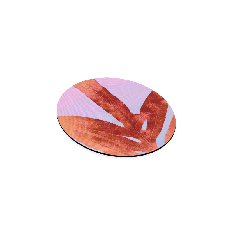 Ppink nature red pantone Round Coaster