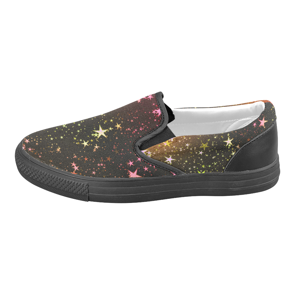 Stars 20160903 Men's Slip-on Canvas Shoes (Model 019)