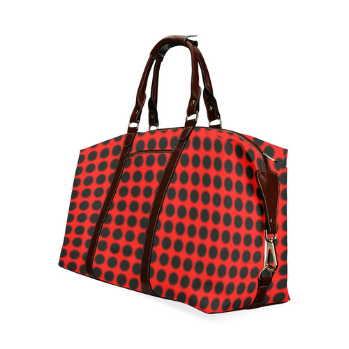 Black Red Ladybug Classic Travel Bag (Model 1643) | ID: D817483