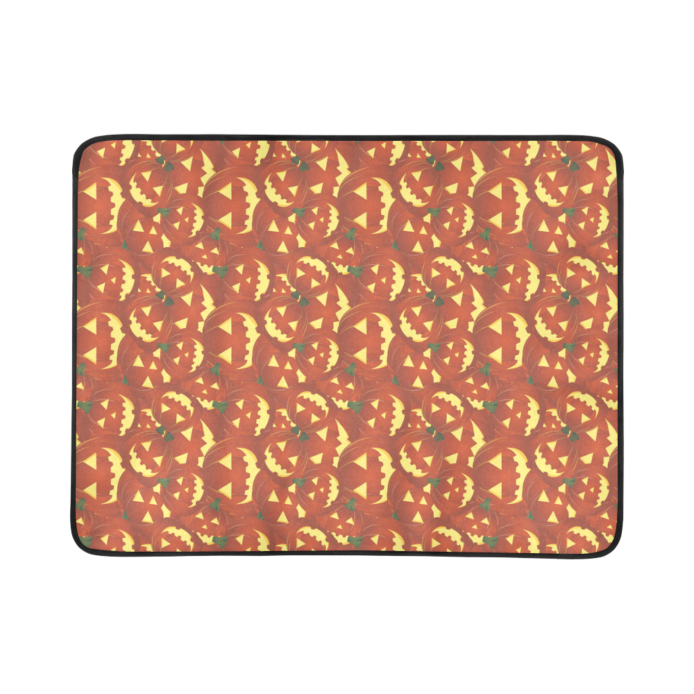 halloween pumpkins Beach Mat 78"x 60"