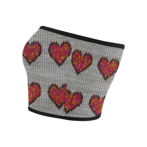 heart pattern Bandeau Top