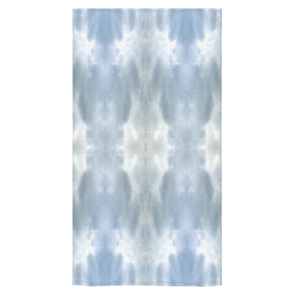 Ice Crystals Abstract Pattern Bath Towel 30"x56"