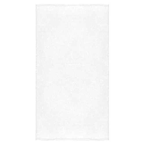 White Yellow  Pattern Bath Towel 30"x56"