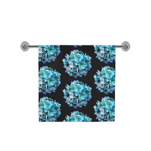 Green Blue Hydrangea Pattern Bath Towel 30"x56"