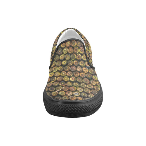 Abstract pattern for shoes Men's Slip-On Canvas Shoe
