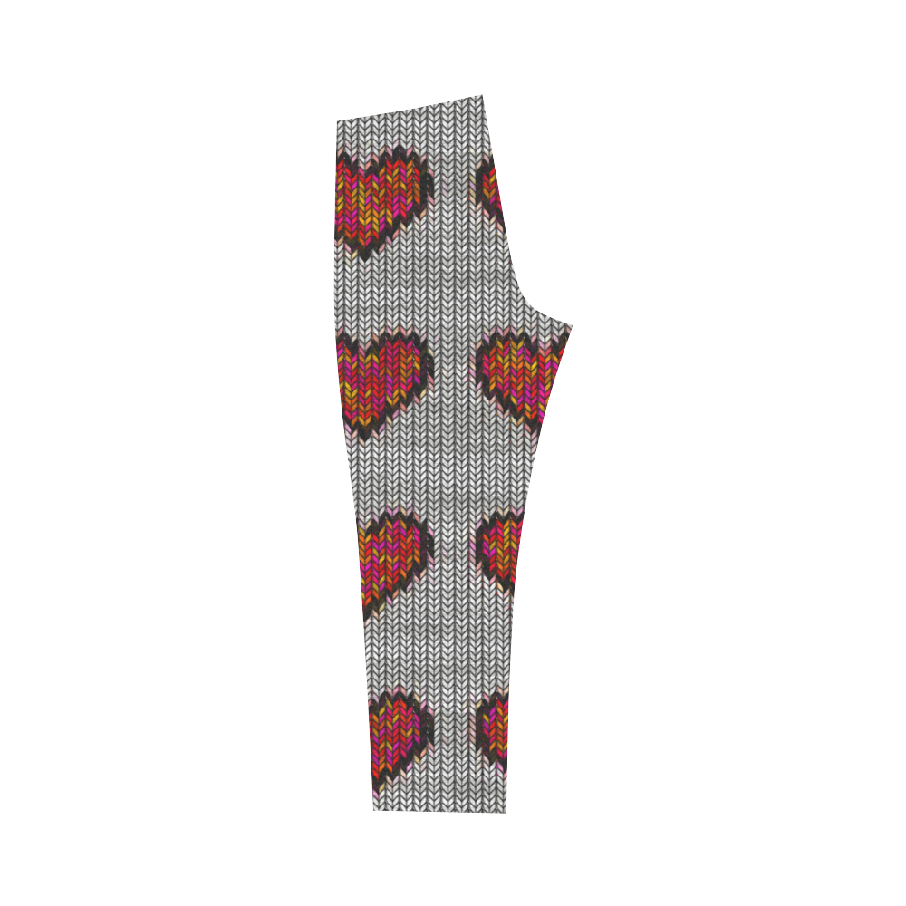 heart pattern Capri Legging (Model L02)