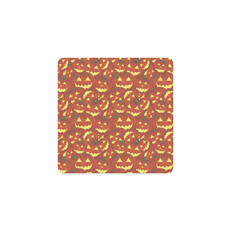 halloween pumpkins Square Coaster