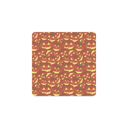 halloween pumpkins Square Coaster