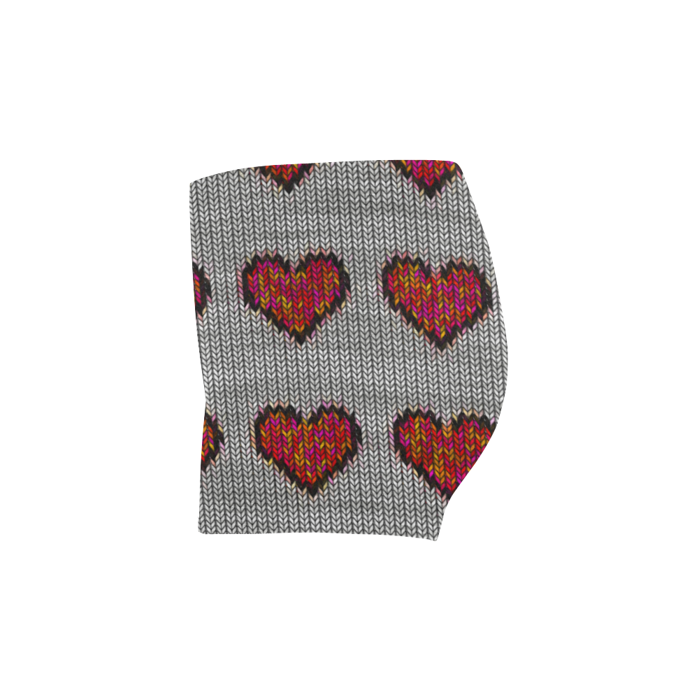 heart pattern Briseis Skinny Shorts (Model L04)