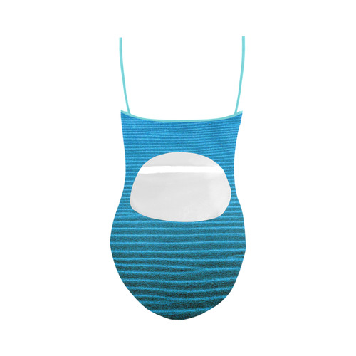 blue sand Strap Swimsuit ( Model S05)