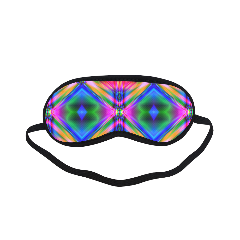 Groovy Psychedelic Diamonds (Pinks and Blues) Sleeping Mask