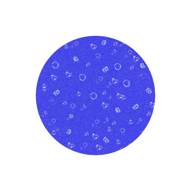 sweetie blue Round Mousepad