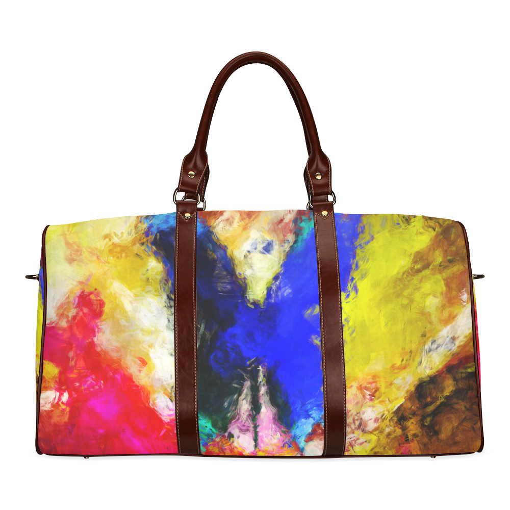 butterfly impressionism Waterproof Travel Bag/Large (Model 1639)