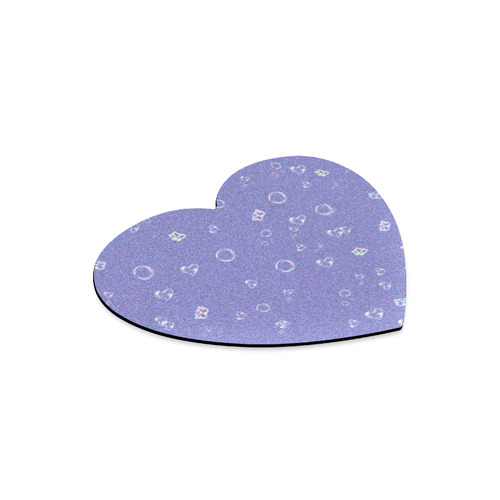 sweetie soft blue Heart-shaped Mousepad