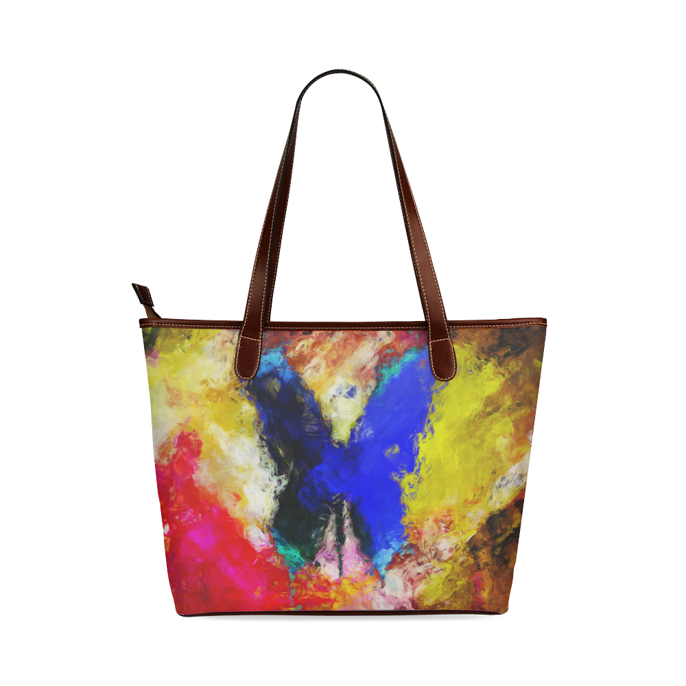 butterfly impressionism Shoulder Tote Bag (Model 1646)