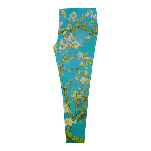 Van Gogh Blossoming Almond Tree Floral Art Cassandra Women's Leggings (Model L01)