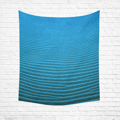 blue sand Cotton Linen Wall Tapestry 51"x 60"