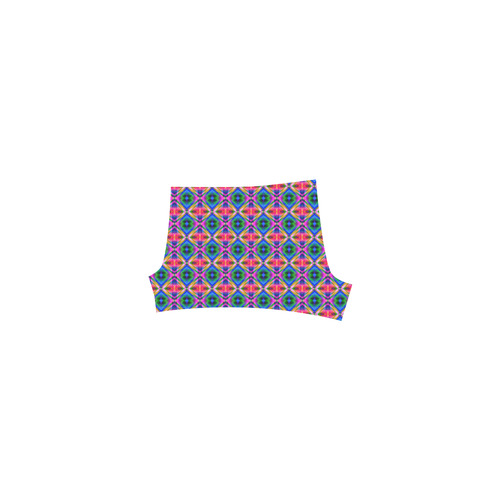 Groovy Psychedelic Diamonds (Pinks and Blues) Briseis Skinny Shorts (Model L04)
