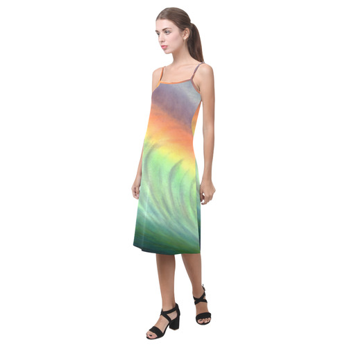 Pipeline Hawaii Painting Alcestis Slip Dress (Model D05)