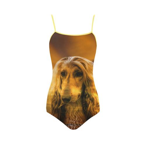 Dog Afghan Hound Strap Swimsuit ( Model S05)