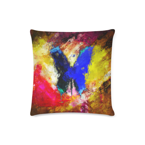 butterfly impressionism Custom Zippered Pillow Case 16"x16" (one side)