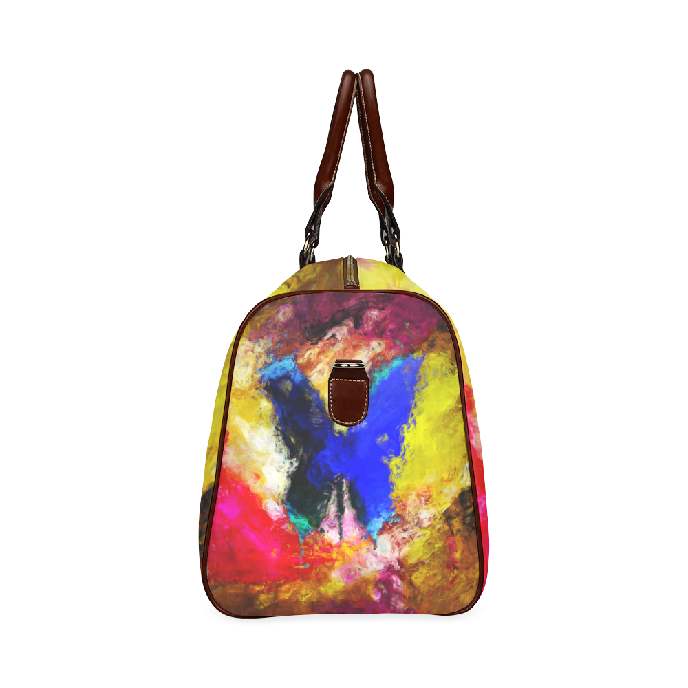 butterfly impressionism Waterproof Travel Bag/Small (Model 1639)