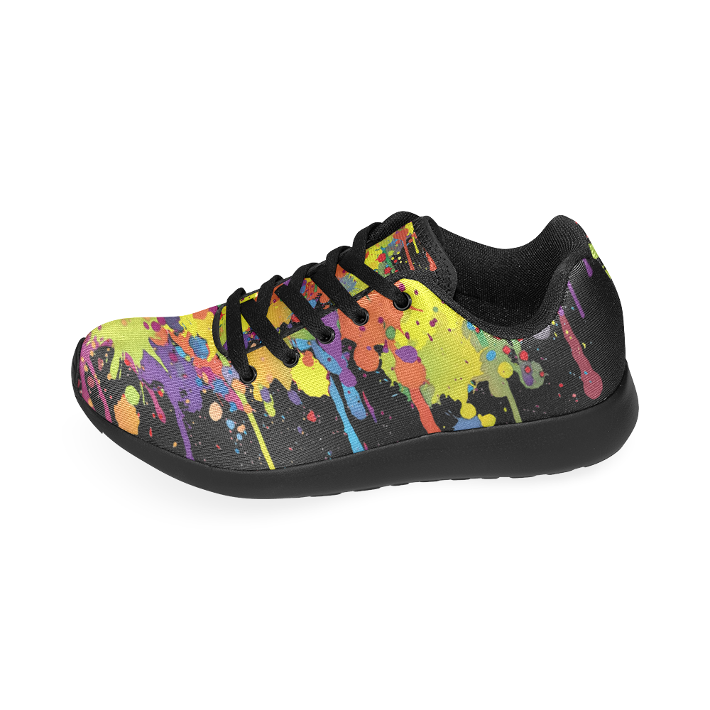 CRAZY multicolored double running SPLASHES Men’s Running Shoes (Model 020)