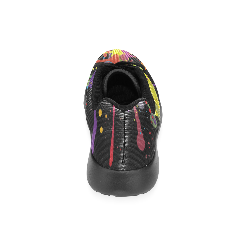 CRAZY multicolored double running SPLASHES Men’s Running Shoes (Model 020)