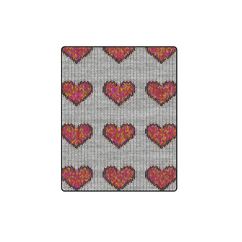 heart pattern Blanket 40"x50"