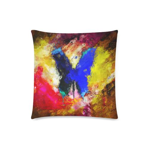 butterfly impressionism Custom Zippered Pillow Case 18"x18"(Twin Sides)
