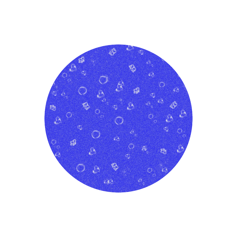 sweetie blue Round Mousepad
