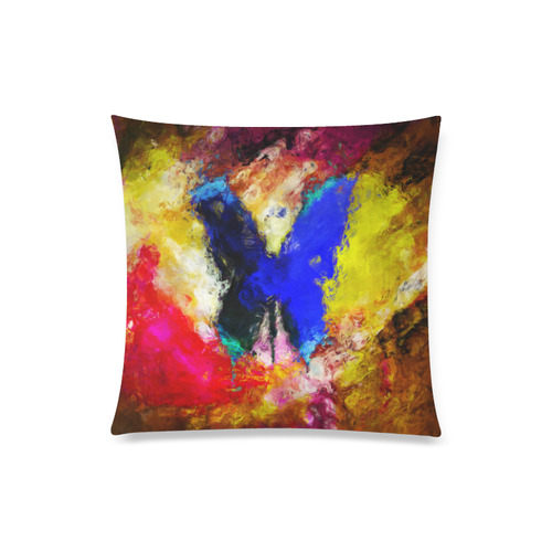 butterfly impressionism Custom Zippered Pillow Case 20"x20"(Twin Sides)