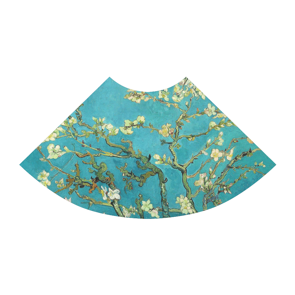Vincent Van Gogh Blossoming Almond Tree Floral Art Atalanta Sundress (Model D04)