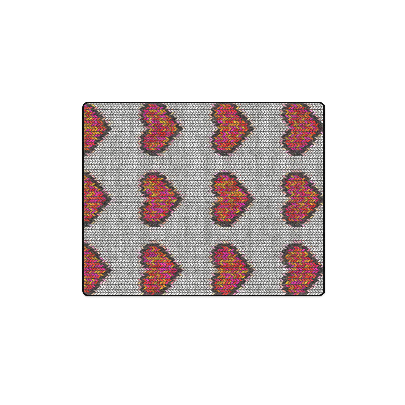 heart pattern Blanket 40"x50"