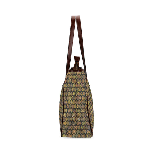 glowing pattern F Classic Tote Bag (Model 1644)