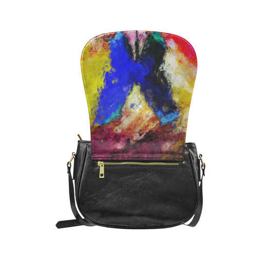 butterfly impressionism Classic Saddle Bag/Small (Model 1648)