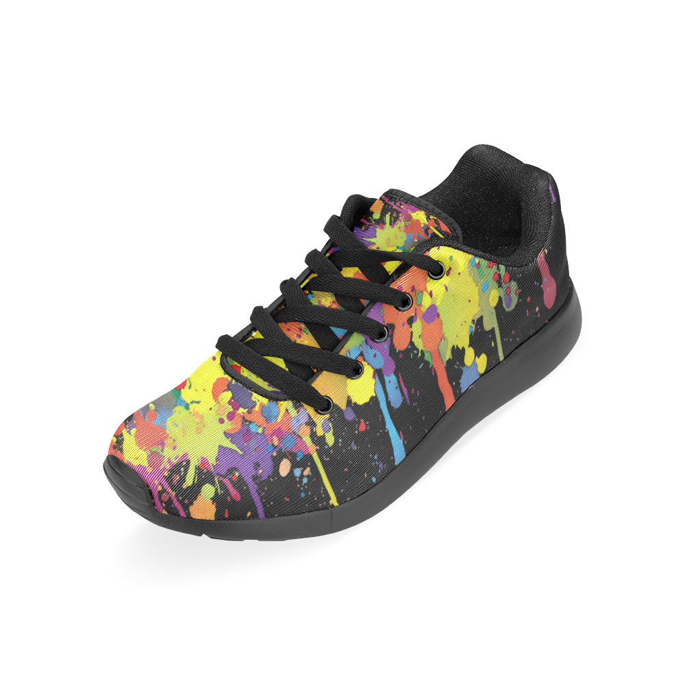 CRAZY multicolored double running SPLASHES Men’s Running Shoes (Model 020)